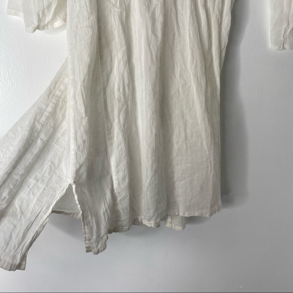 Delfina Made In Italy Cotton Paisley Tunic - Picture 5 of 8